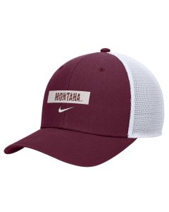 Branded Custom Sportswear, Inc Nike University of Montana Grizzlies Rise Trucker Cap C13293UM4241-MAROON-ADJ