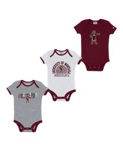 Champion Montana Grizzlies Infant 3 pack bodysuit CBRZUOZUM24