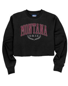 Blue 84 University of Montana Grizzlies Women's Cropped Crew CECCPUM24