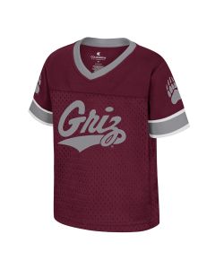 Colosseum University of Montana Grizzlies Toddler Football Jersey COJF80428UM25