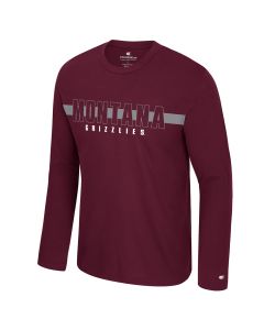 Colosseum University of Montana Grizzlies Bar L/S Tee COTL11908UM25
