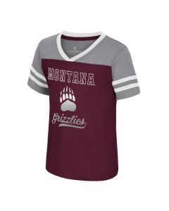 Colosseum University of Montana Grizzlies Toddler Princess Bling Tee COTS80418UM25