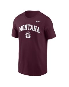 Nike University of Montana Grizzlies Core Cotton S/S Tee M11332UM1297