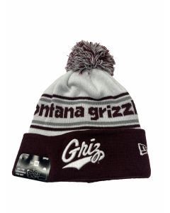 New Era Cap Company New Era University of Montana Grizzlies Banded Knit NEBANDEDUM-BLACK/WHITE-OSFM