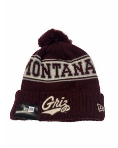New Era Cap Company New Era University of Montana Grizzlies Retro Knit NERETROUM-MAROON/IVORY-OSFM