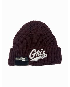 New Era Cap Company New Era Montana Grizzlies Waffle Knit NEWAFFLEUM25-MAROON-OSFM