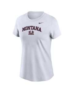 Nike University of Montana Grizzlies Cotton S/S Women's Tee W11942UM2452